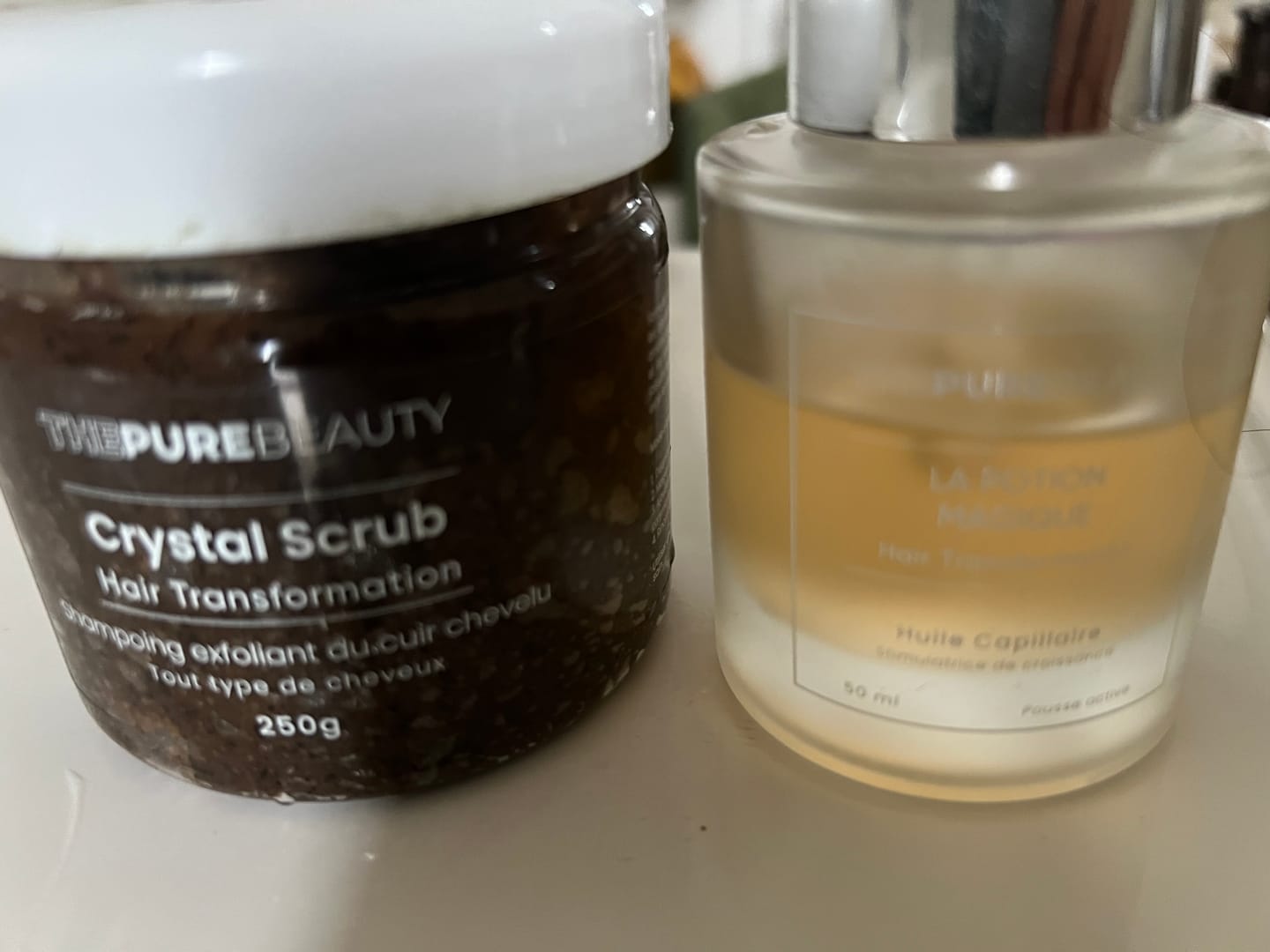Customer photo review of Duo - Potion magique & Crystal Scrub