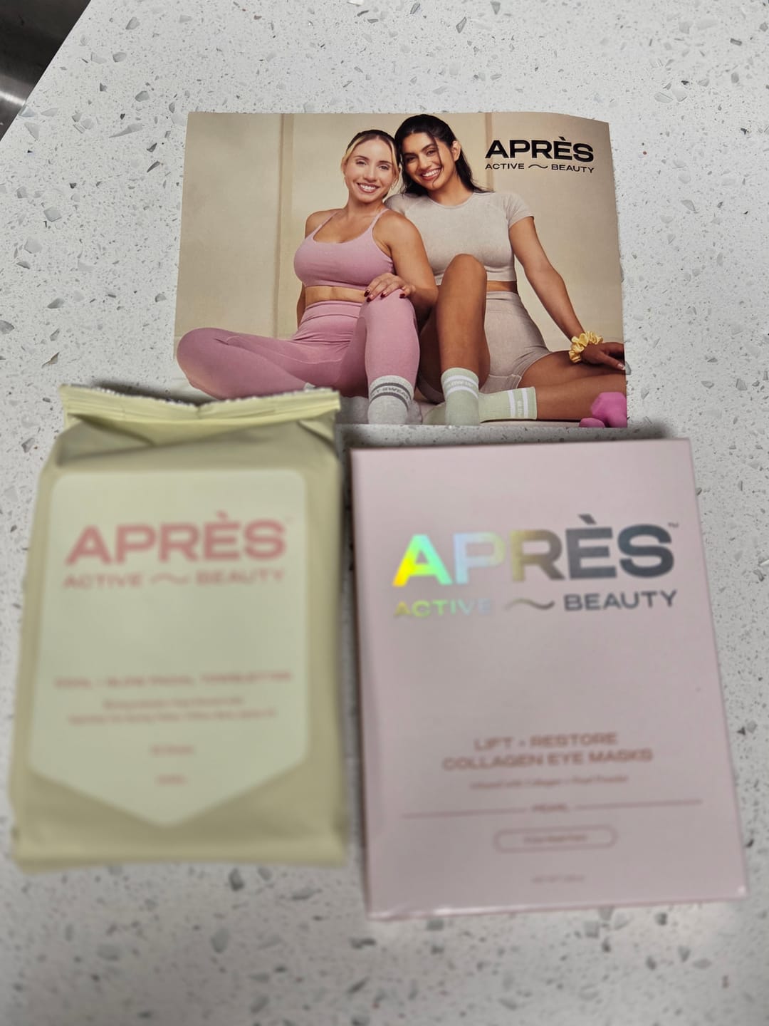 Customer photo review of Cool + Glow Facial Towelettes Trio Pack