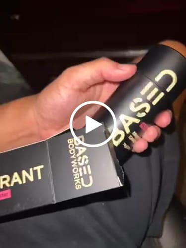 Customer video review of Deodorant