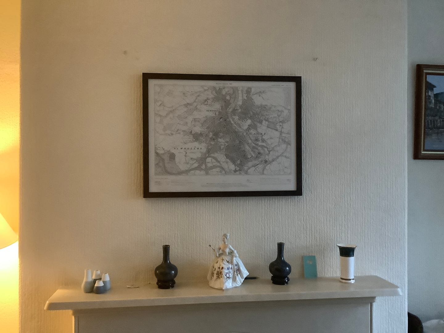 Customer photo review of Personalised Old Map of Newport
