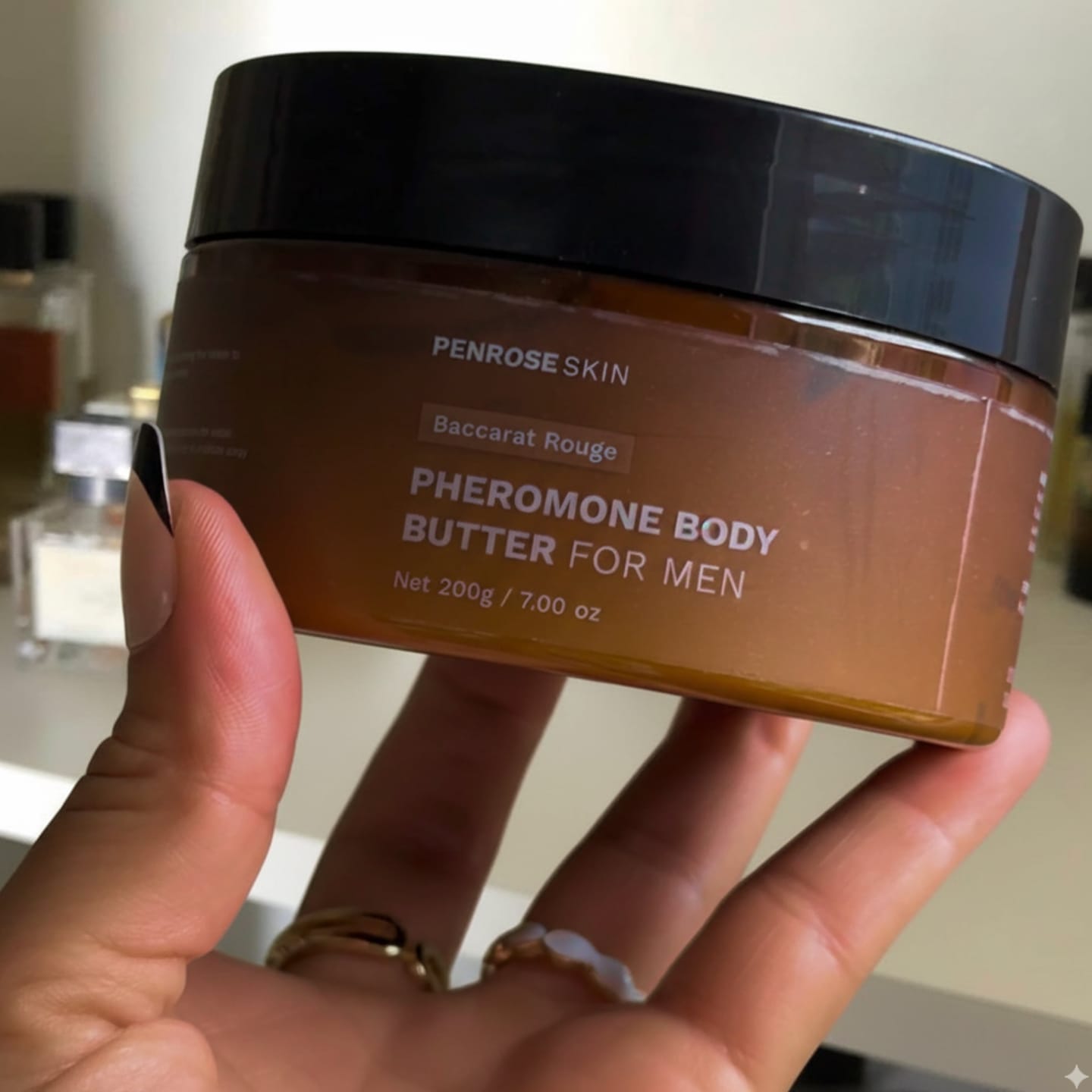 Customer photo review of Pheromone Body Butter For Men
