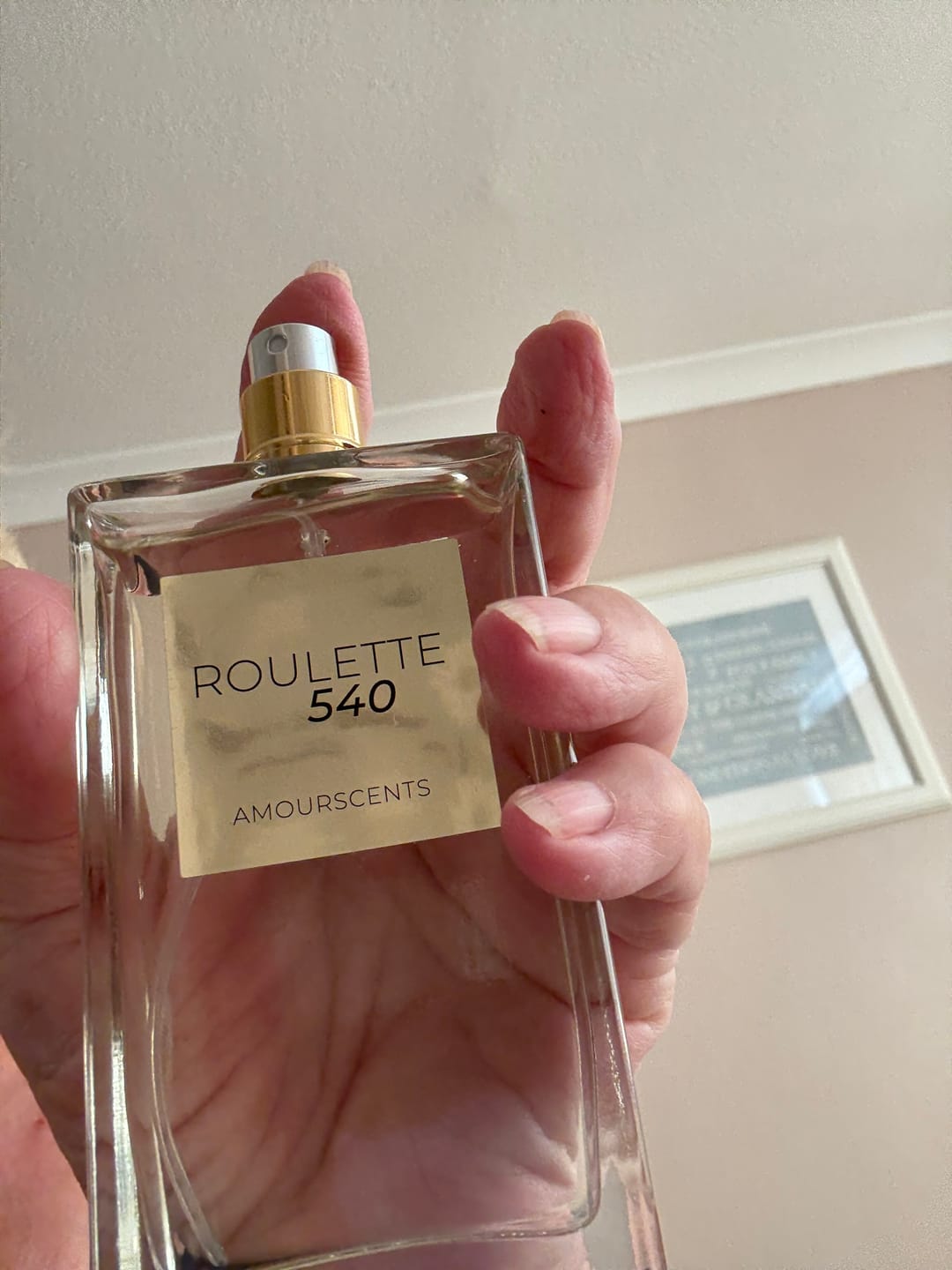Customer photo review of Baccarat Rouge 540 (Inspired) - Roulette 540