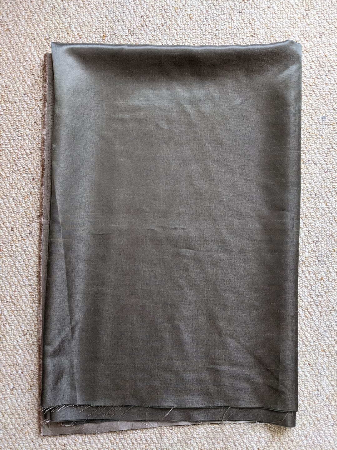 Customer photo review of Plain Shantung Satin Fabric