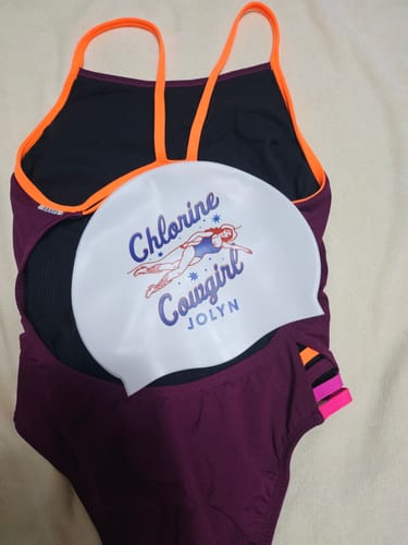 Jeong Bun review of ZAMBIA ONE PIECE || Sangria|Neon Orange image 1 out of 1