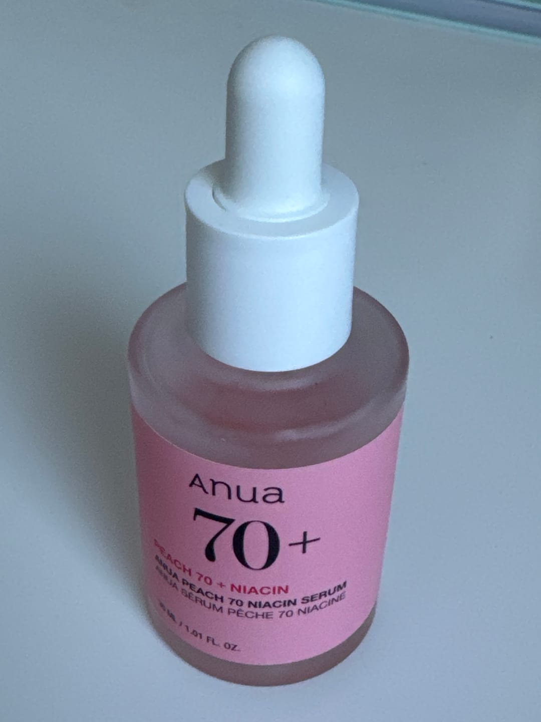 Customer photo review of Serums ar persiku gludai un mirdzošai ādai Anua Peach 70 Niacin Serum