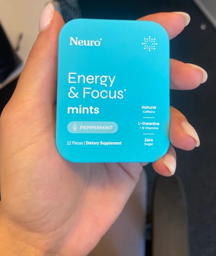 Customer photo review of Energy & Focus Mints