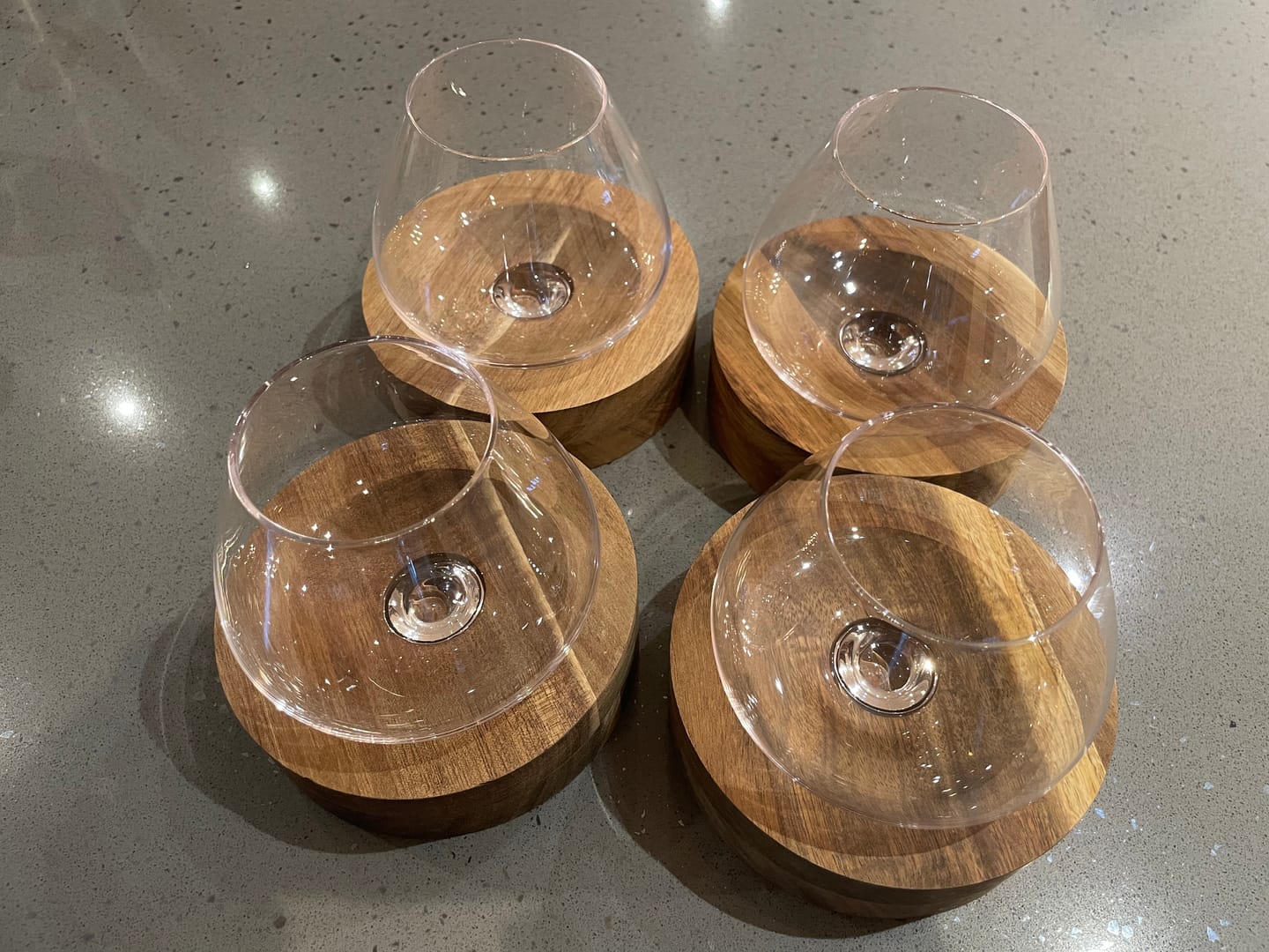 Customer photo review of Aequilibrium Wine Glass