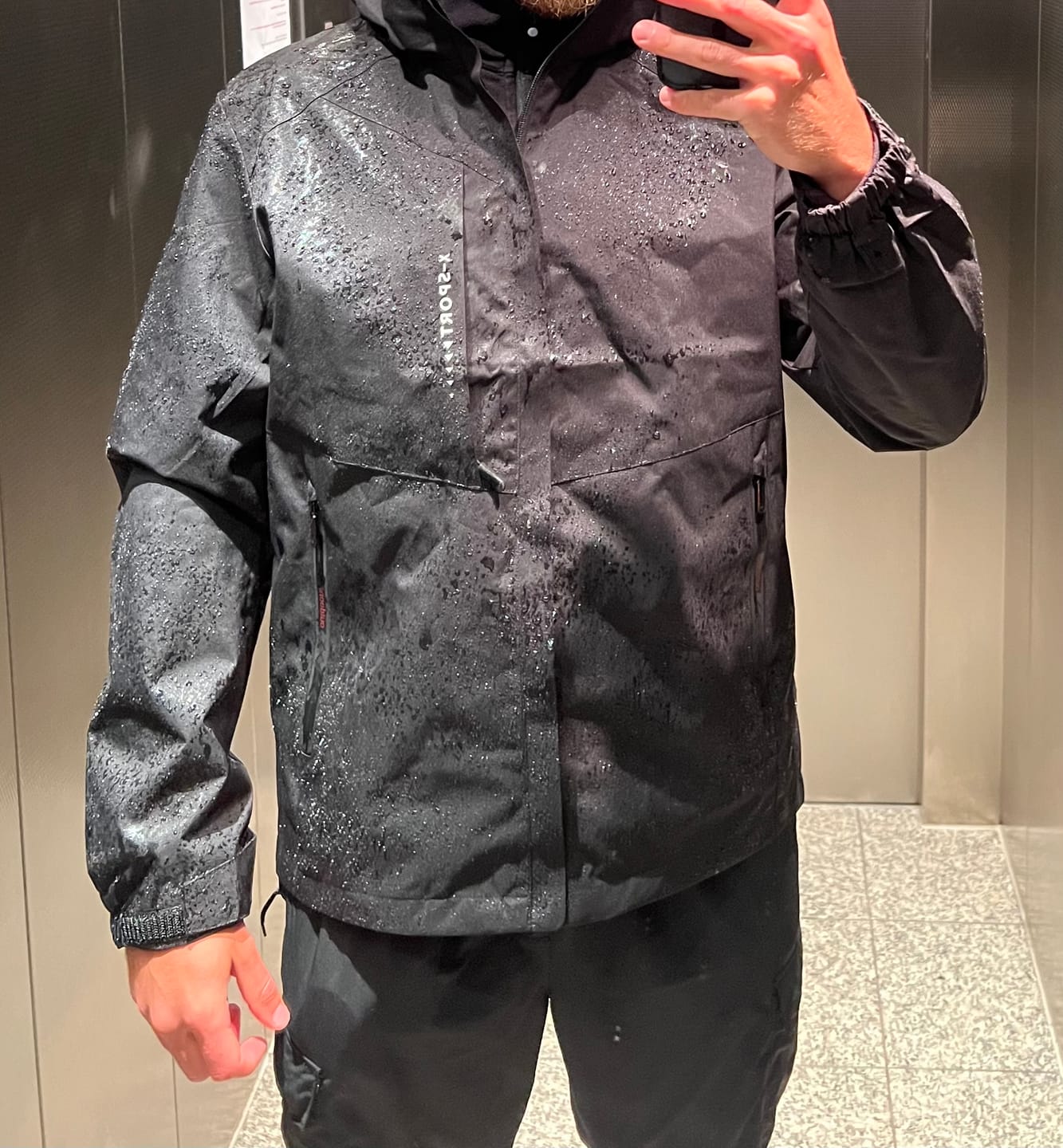 Customer photo review of Ultraleichte Exoplorer Modern Regenjacke