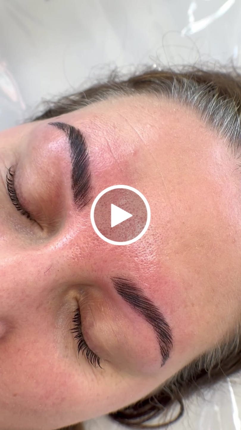 Customer video review of Hybrid Stain and Eyebrow Lamination