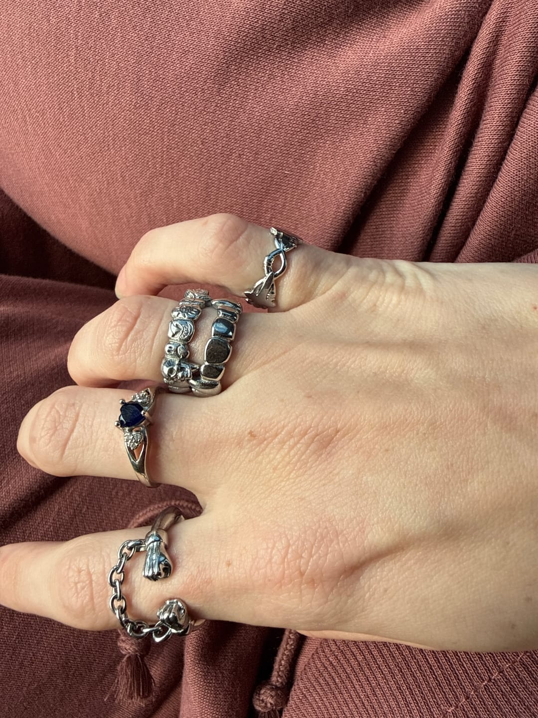 Customer photo review of BARBED WIRE RING