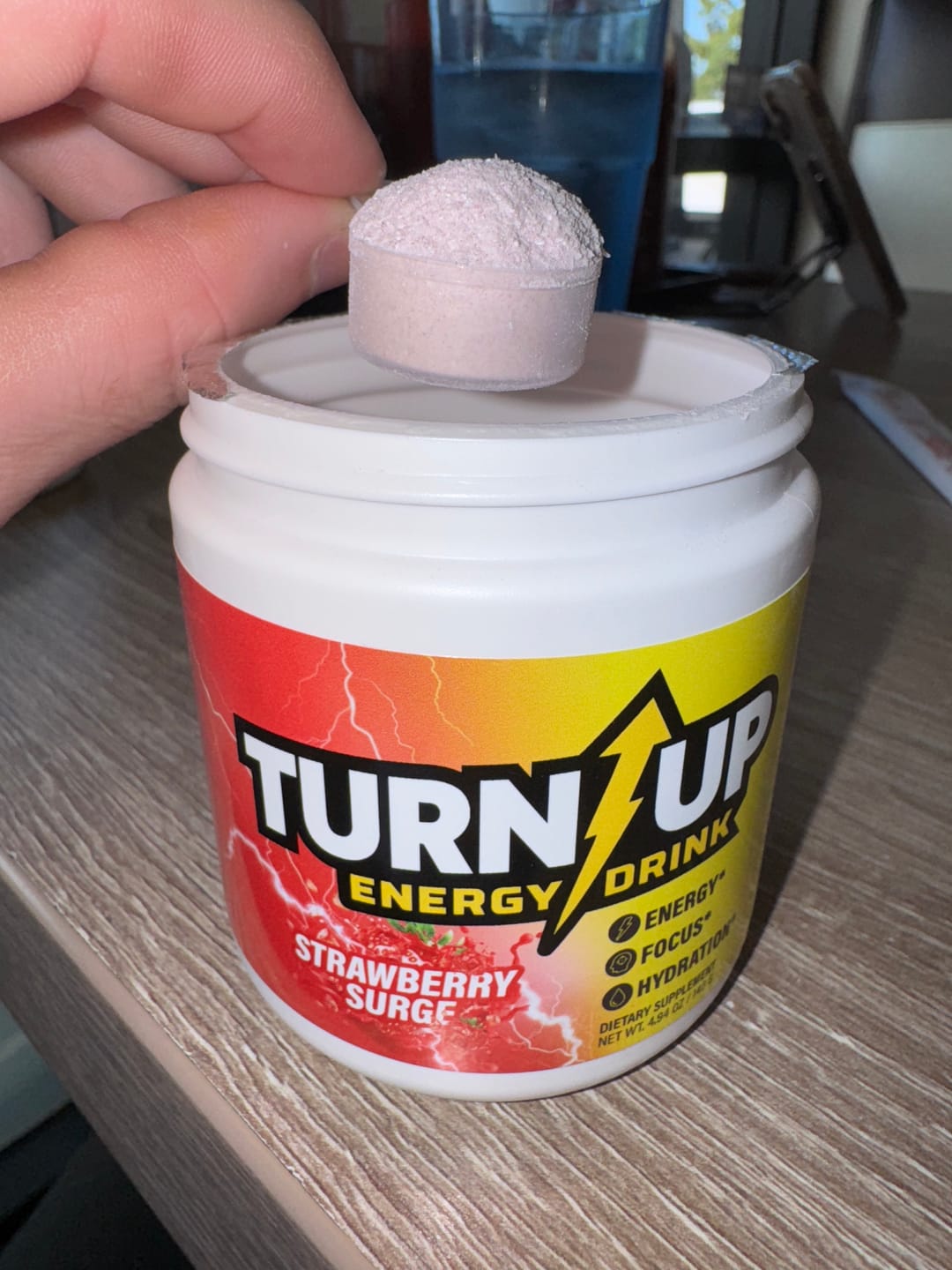 Customer photo review of Strawberry Surge