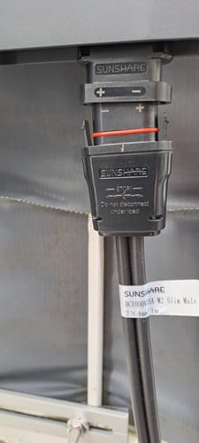 Customer photo review of Verlängerungskabel für Solarpanel