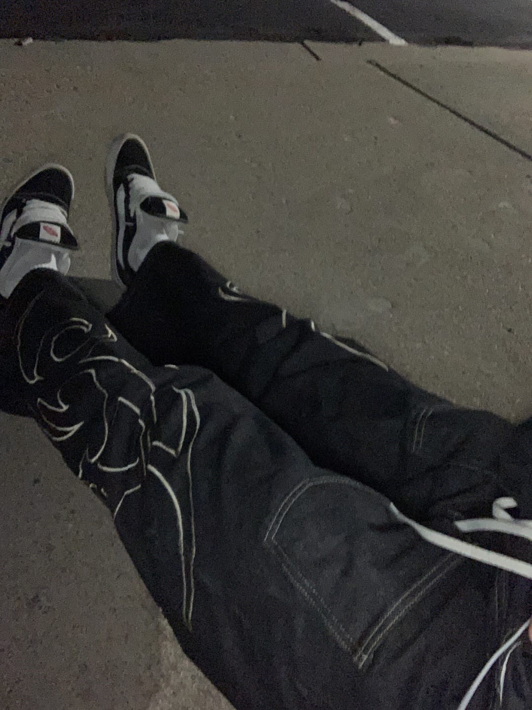 Customer photo review of Aelfric Eden Baggy Barrel Embroidery Jeans