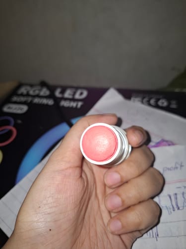 Customer photo review of » VELVET FLUSH - Lip+Cheek Blush (100% off)