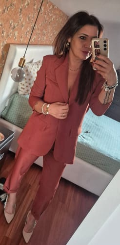 Customer photo review of Tailleur Barcellona (Blazer + Pantalone) Coccio