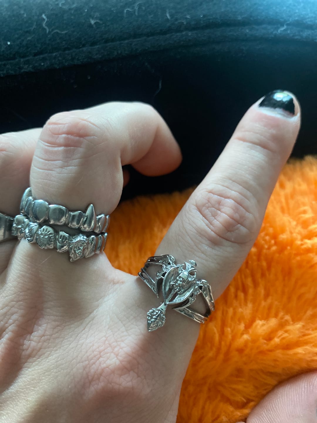 Customer photo review of TRIBAL CROSS RING