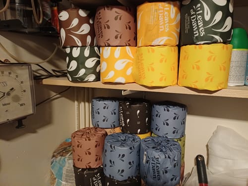 Customer photo review of 100% Bamboo Toilet Paper - 3ply -  40 meters