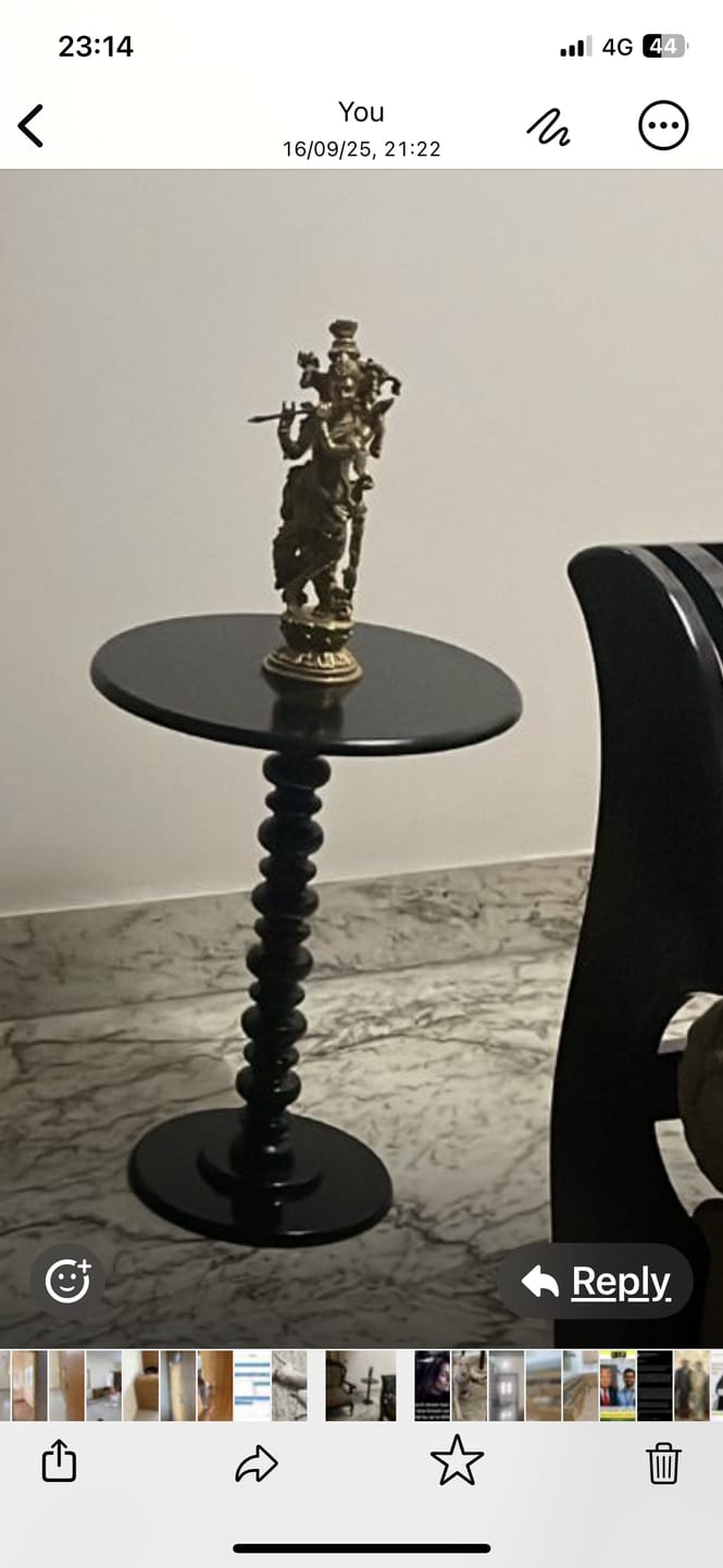 Customer photo review of Wooden Side Table for Living Room Coffee End Table
