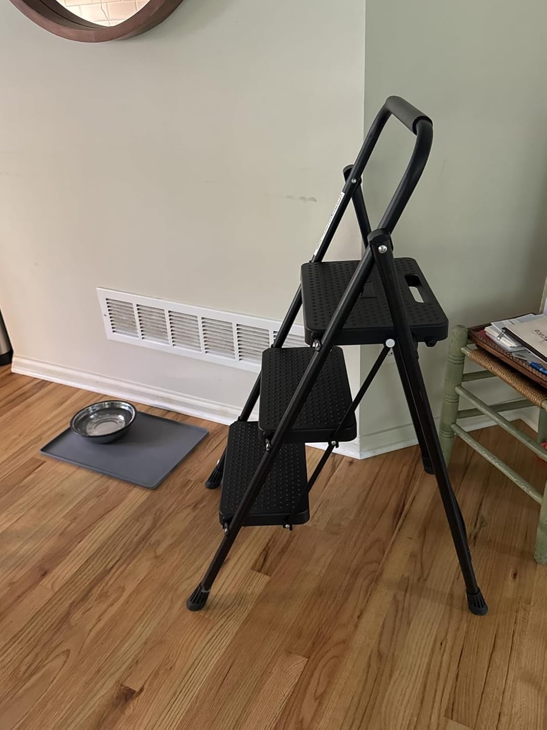 Customer photo review of Portable Folding Step Stool Ladder