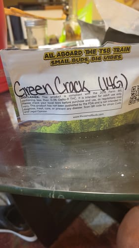 Customer photo review of Green Crack THCA Flower