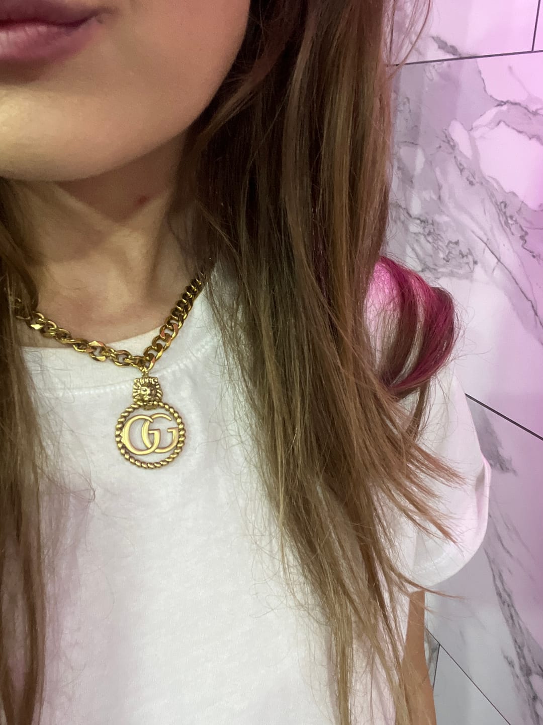 Customer photo review of Fearless Necklace
