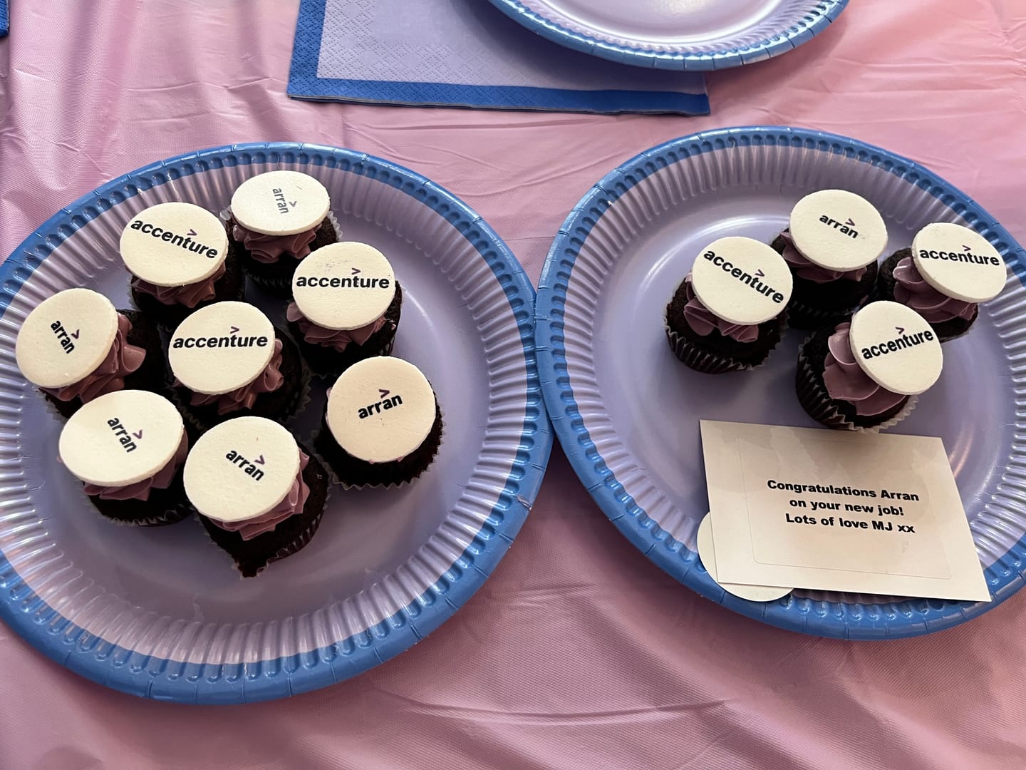 Customer photo review of Corporate Cupcakes with Logos