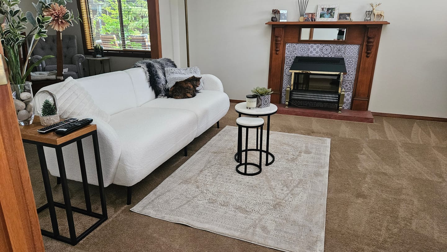 Customer photo review of Cloud Sofa 3 Seater Sherpa Fleece