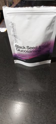 Customer photo review of Black Seed Oil & Natural Glucosamine Capsules