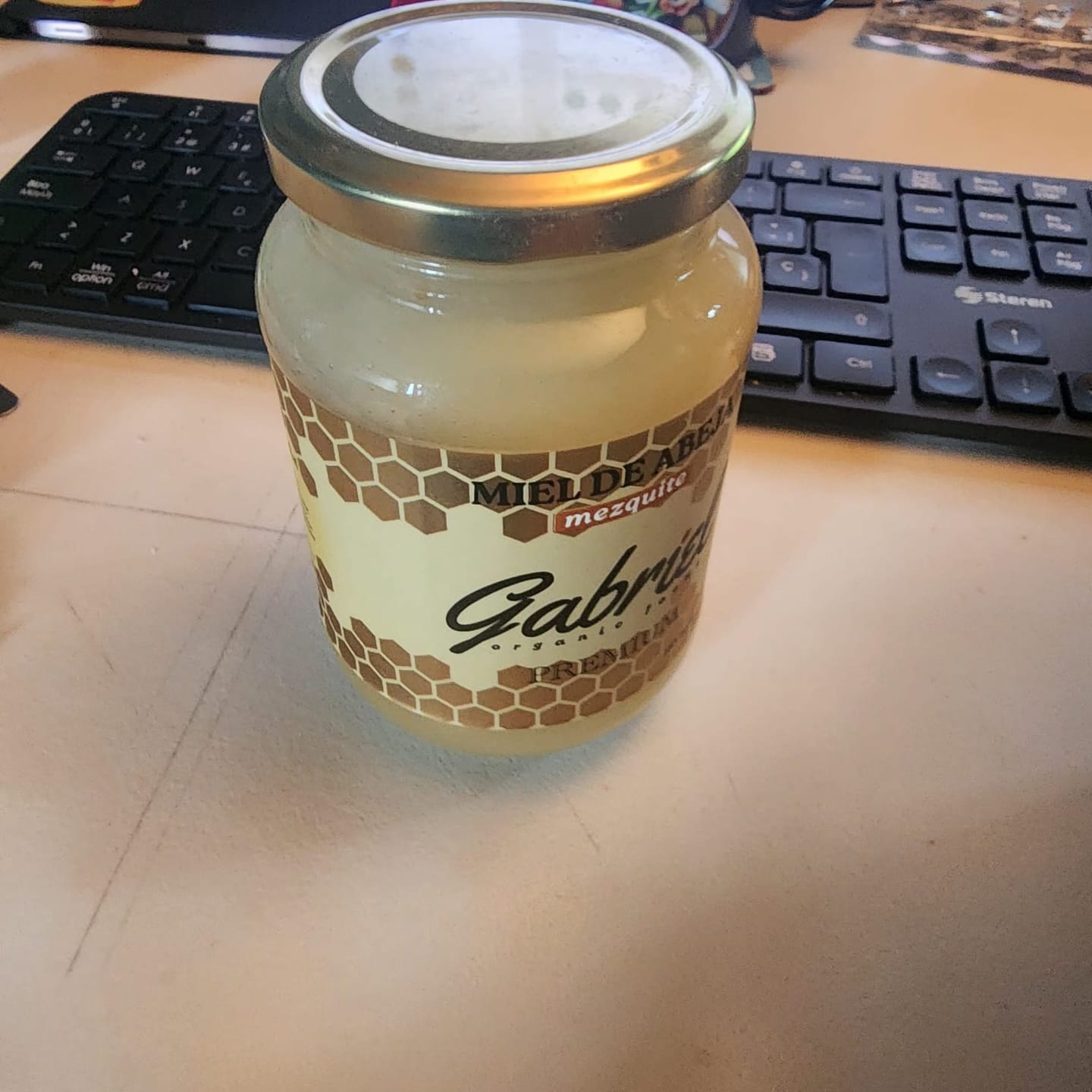 Customer photo review of Miel de Abeja 100% Pura de Flor de Mezquite (500 g)