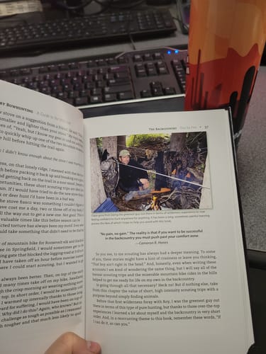 Customer photo review of BACKCOUNTRY BOWHUNTING BOOK