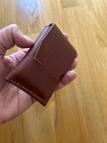 Customer photo review of Slimmad plånbok i äkta läder