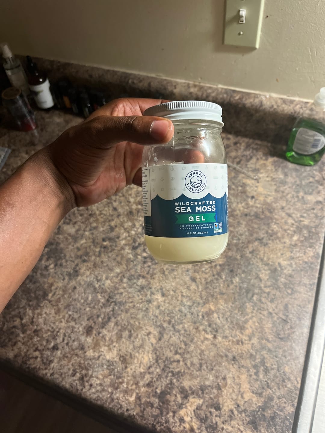 Customer photo review of 60 Day Sea Moss Gel Dynamic Duo