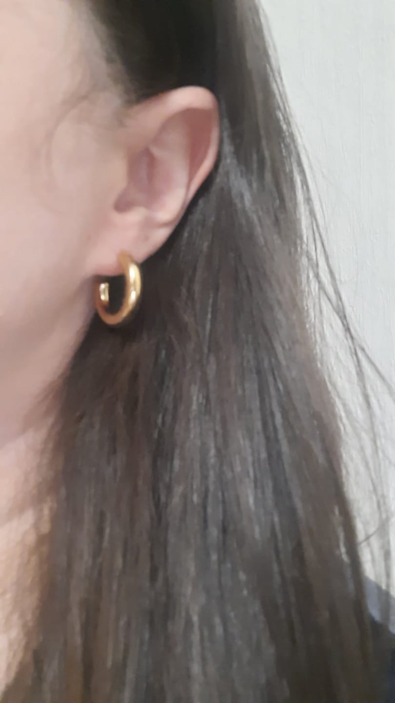 Customer photo review of Indy Earrings