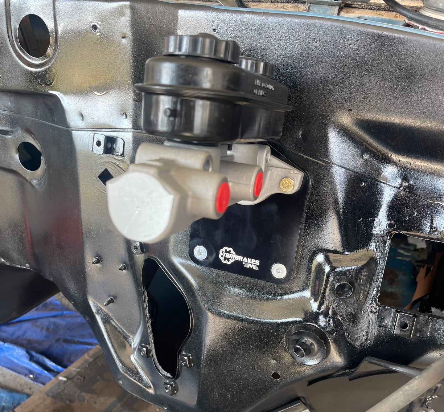 Customer photo review of Motion Raceworks 1988.5-1993 S10 / Sonoma, Blazer / Jimmy Billet Aluminum Manual Master Cylinder Conversion Kit 20-130