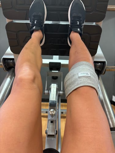 Customer photo review of Premium Bamboo Knee Sleeve (Single)