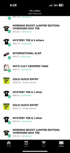 Customer photo review of GOLD QUICK ENTRY