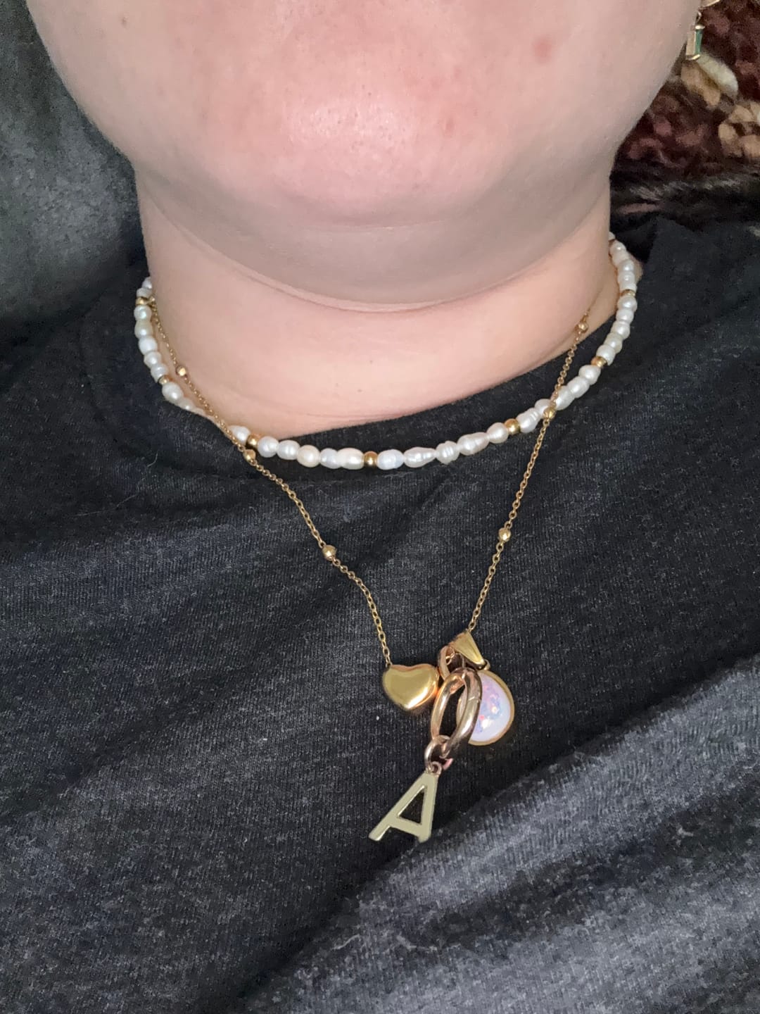 Customer photo review of Aloha Pearl and Gold Choker (Bundle)
