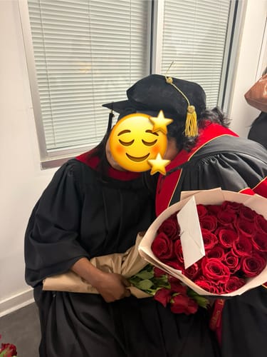 Customer photo review of Red Rose Bouquet