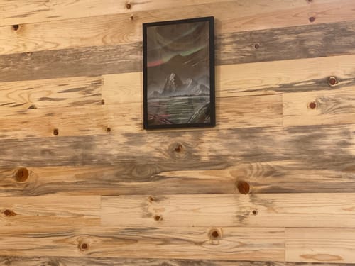 Customer photo review of Bespoke Painting For Madilyn - A3 Sea And Mountains - 50%