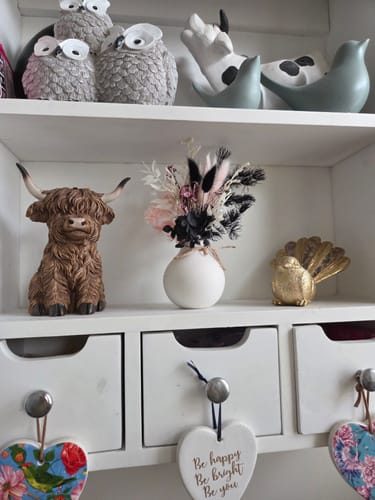 Customer photo review of Ink Petal Vase