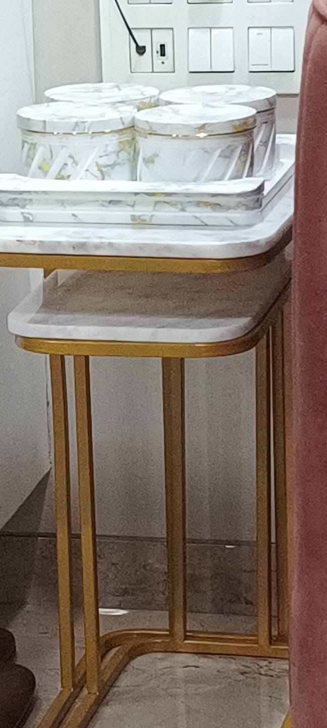 Customer photo review of Casablanca Nesting Table Set of 2