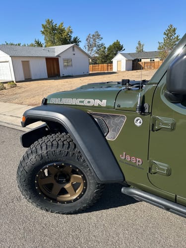 Customer photo review of Rubicon Kit - Topography with Colored Outline