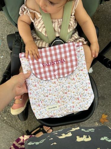 Customer photo review of Mochila infantil Oli