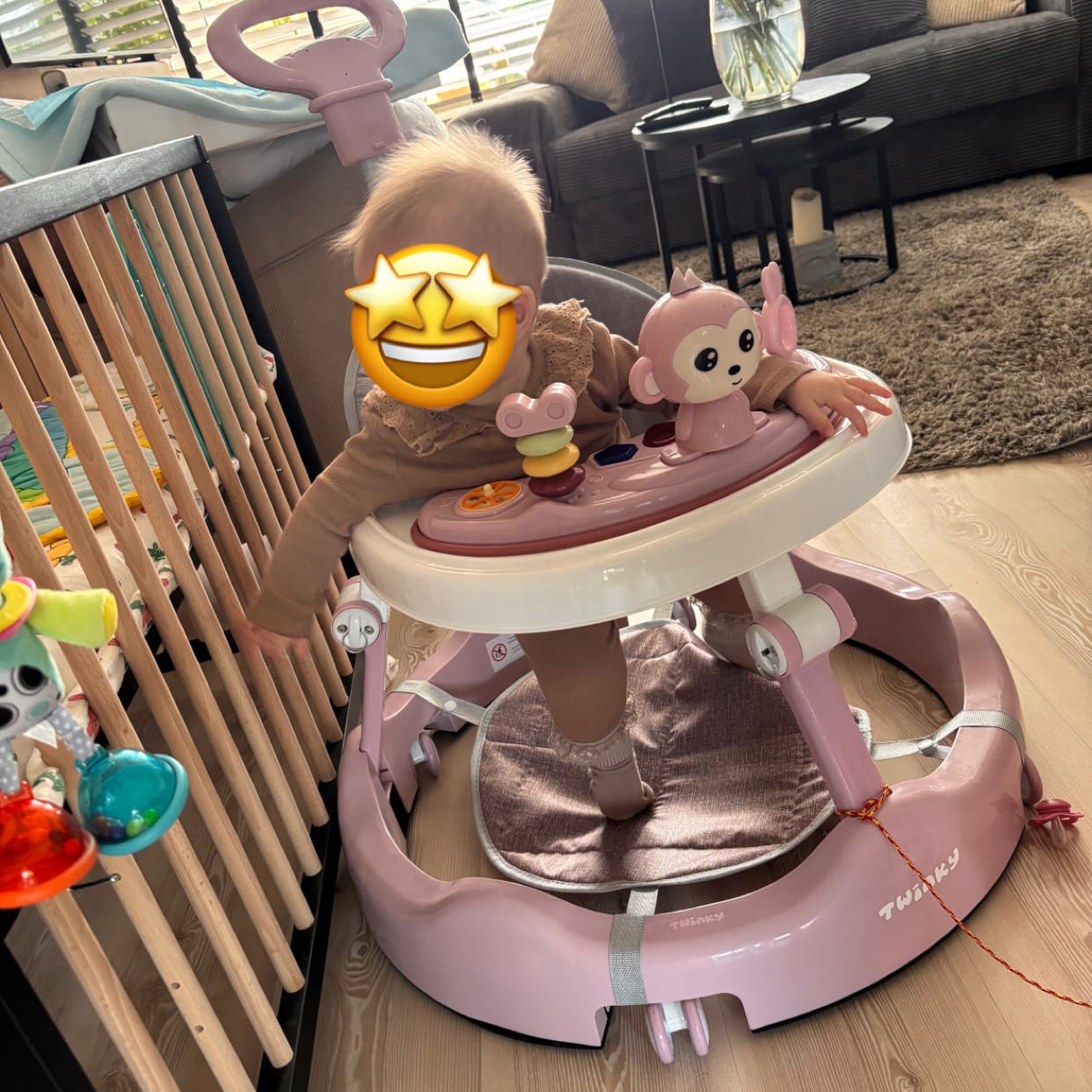 Customer photo review of Twinky Loopstoel Baby - Roze