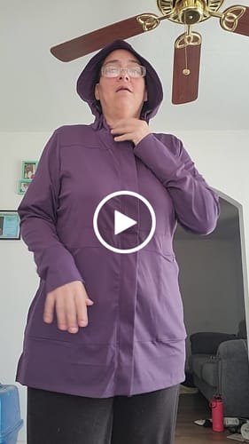 Customer video review of Madison Long Jacket