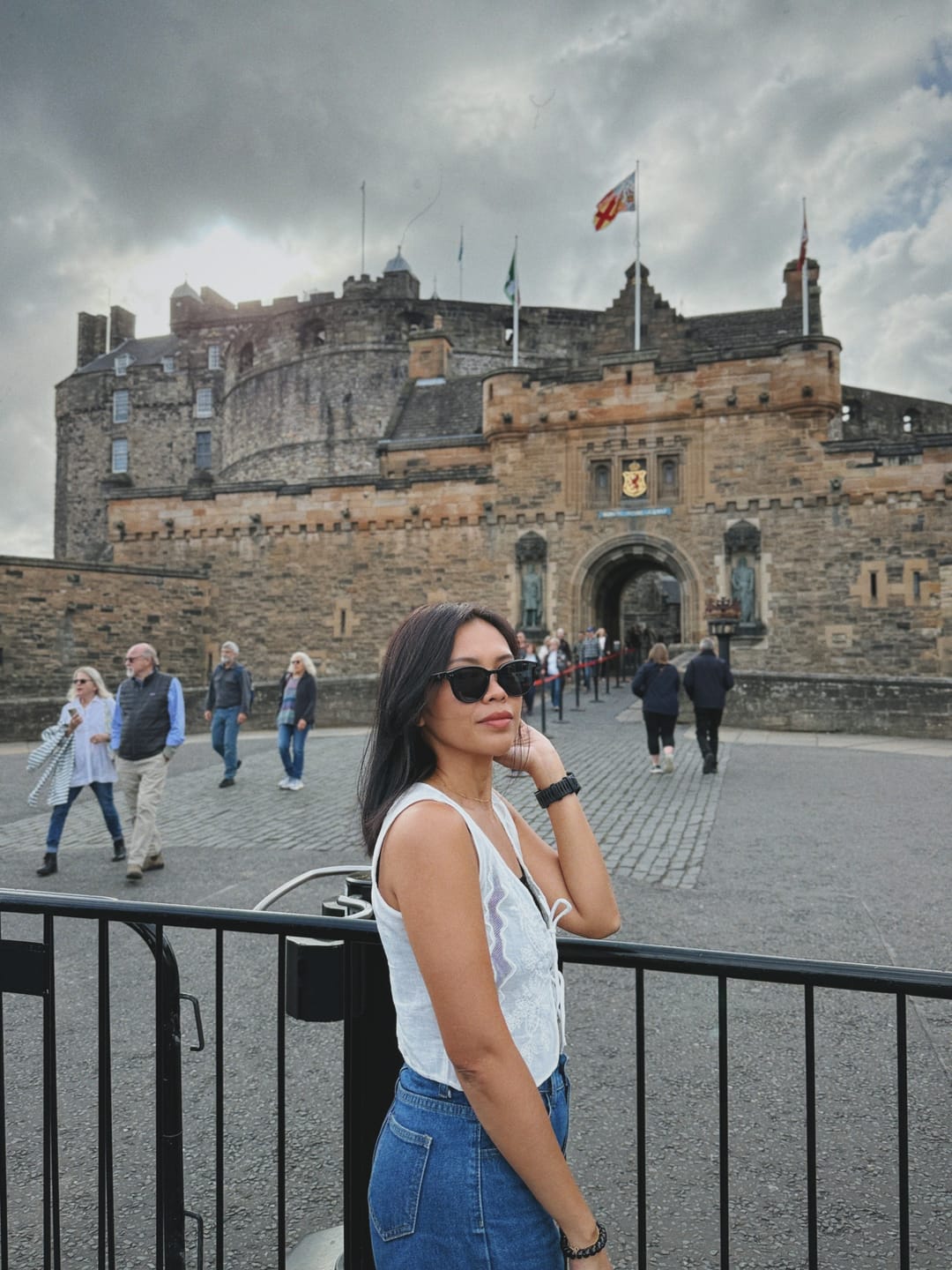 Customer photo review of Owen Square Framed Sunglasses