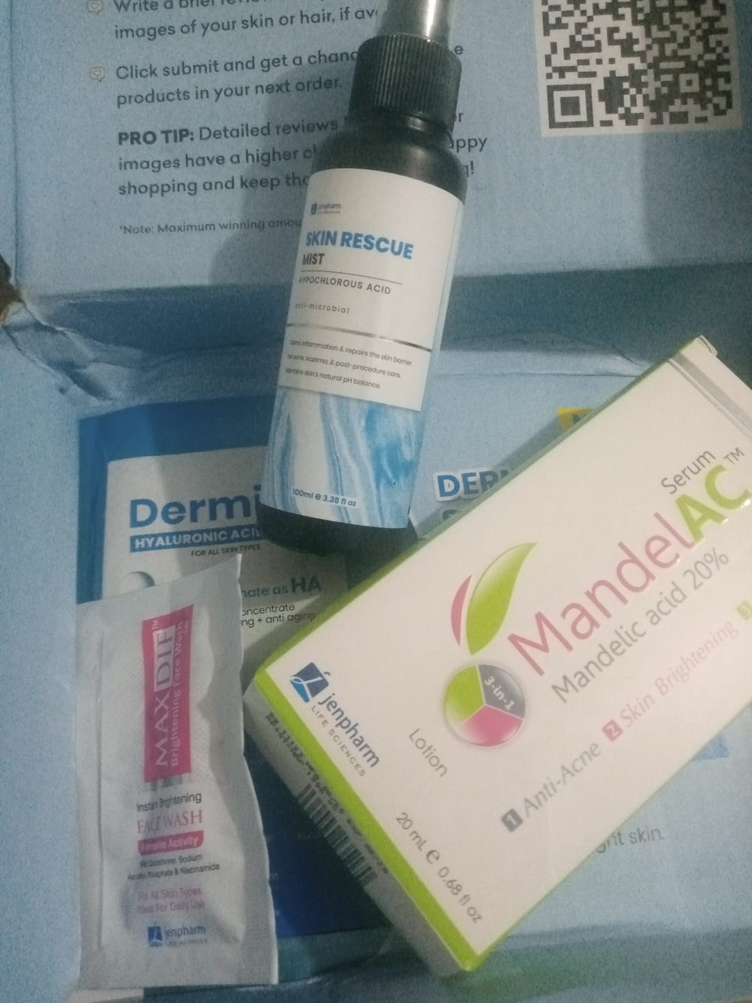 Customer photo review of MandelAC Serum