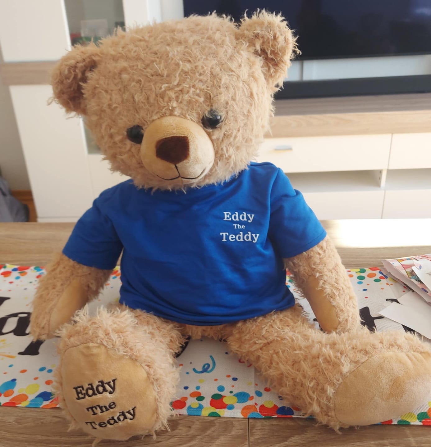 Customer photo review of 65cm Original Eddy the Teddy