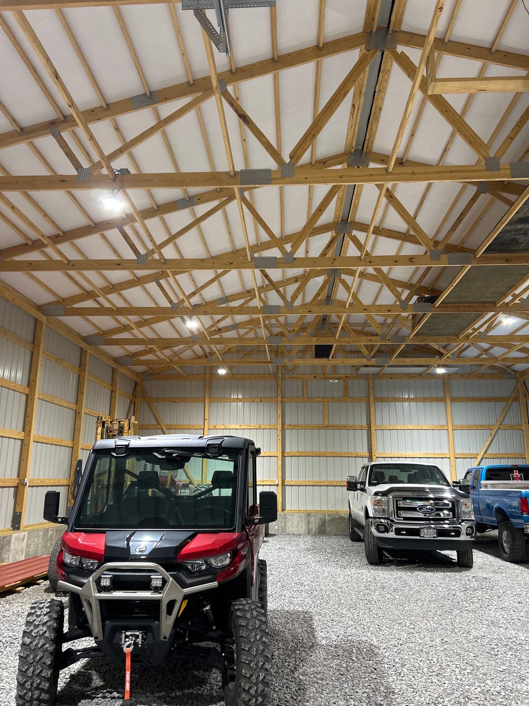 Customer photo review of LED High Bay - 150W - 4 Pack - 21,200 Lumens - UFO4 - Hook Mount - Black / White - UL+DLC5.1