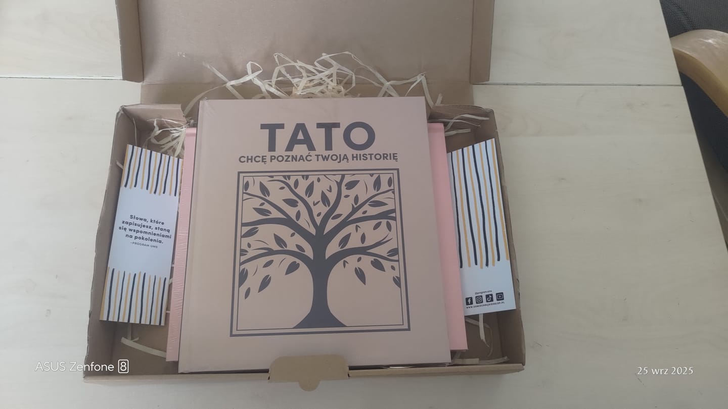 Customer photo review of TATO chcę poznać Twoją historię - Książka na Pokolenia